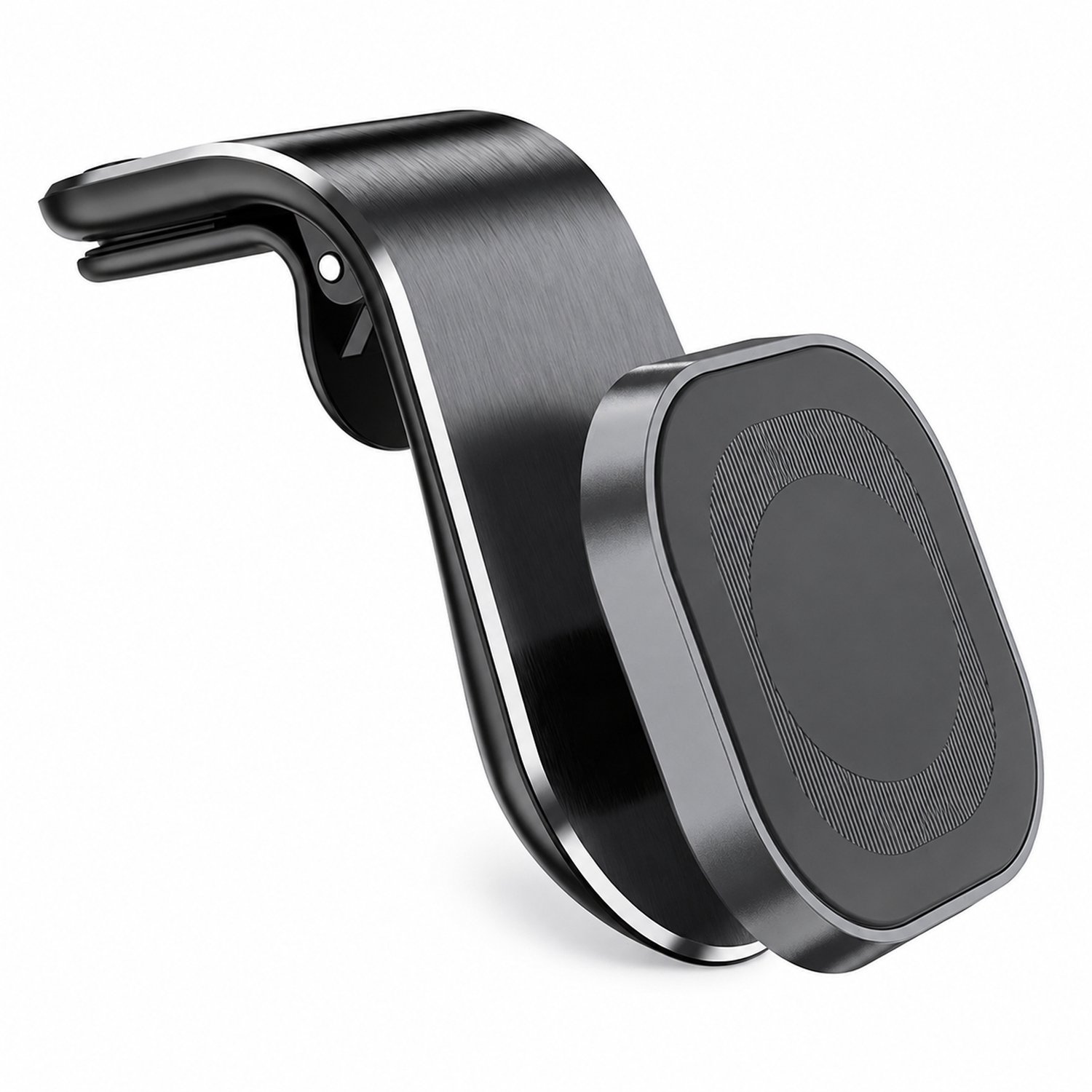 Telefoonhouders auto: magnetische telefoonhouder voor ventilatierooster, L-vormige clip