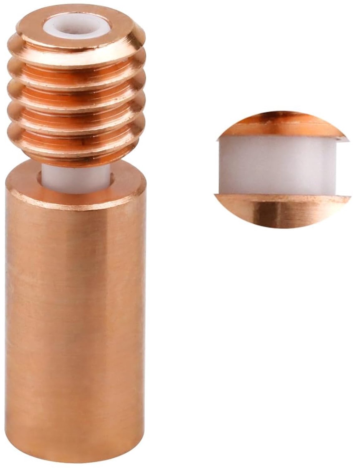 Heatbreak Feeding Tube - keramisch - hoge slijtvastheid - geschikt voor Creality K1 en Ender 3 V3 - ServiceTopper