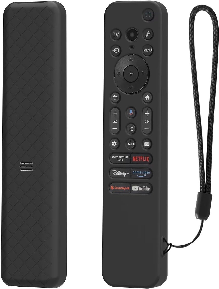 Hoesje compatibel met Sony RMF-TX910U / RMF-TX920U, valbestendig en stootvast, elastische siliconen lichtgewicht schokbestendige externe beschermhoes. Zwart