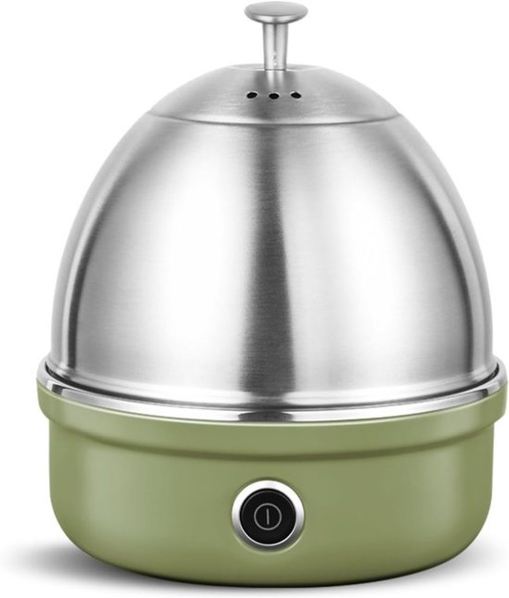 Elektrische Koker - Stoomkoker Multicooker - Ontbijt Bereiden - Automatische Bediening - 15.5x18cm - Groen