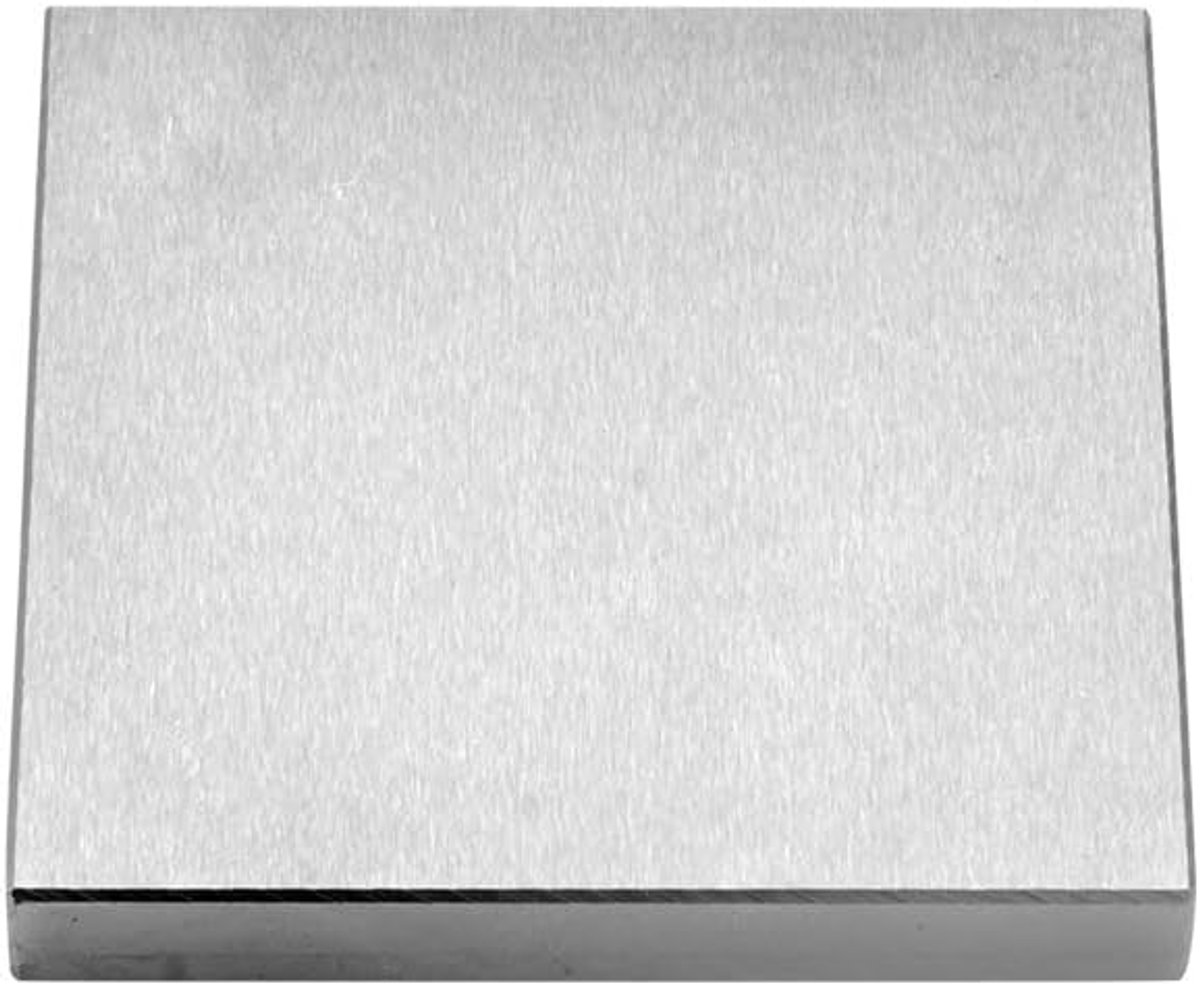 Bankblok 4 "x 4" plat aambeeld juweliers gereedschap metalen bankblok voor sieraden en stempelen (10 x 4 x 1/2 inch)