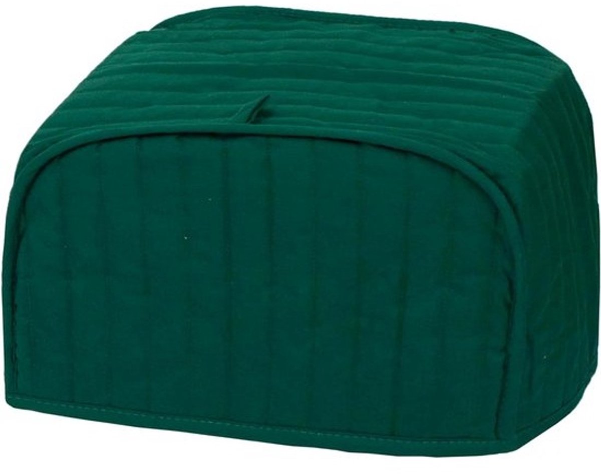 Broodrooster Afdekking - Keukenhoes - Apparaat Beschermen - Machinewasbaar - 14x36x1 - Donkergroen