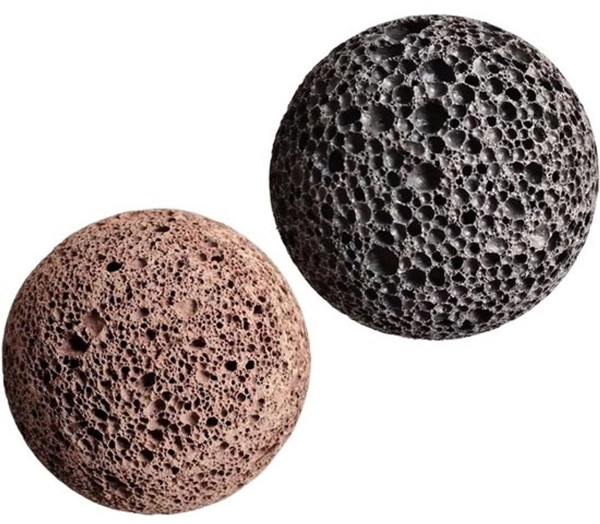 Eeltbal voor Hand - Gripbal Oefenbal - Griptraining Kracht - Poreus Oppervlak - 4 cm - Zwart Rood
