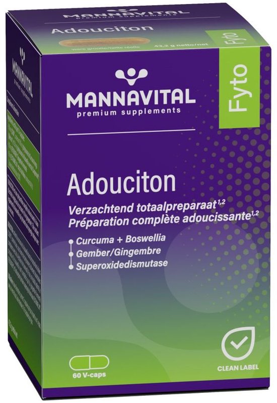 Mannavital Fyto Adouciton 60 Capsules