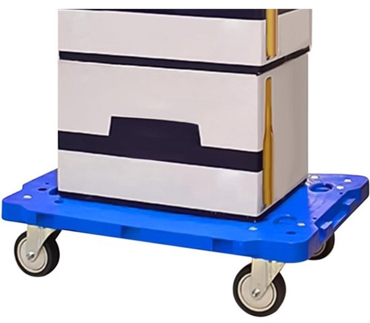 Meubelwagen met wielen - Bagagekar transportkar - Verhuizen en transport - Uitbreidbaar en stevig - 220 lbs capaciteit - Blauw