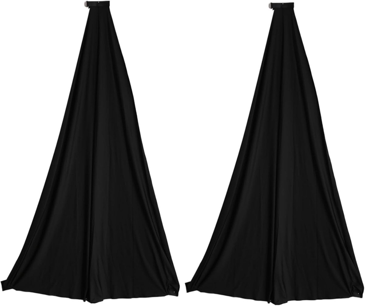DJ Lichtspeaker Statief met Rekbare Polyester Cover, Set van 2 voor Feesten en Evenementen