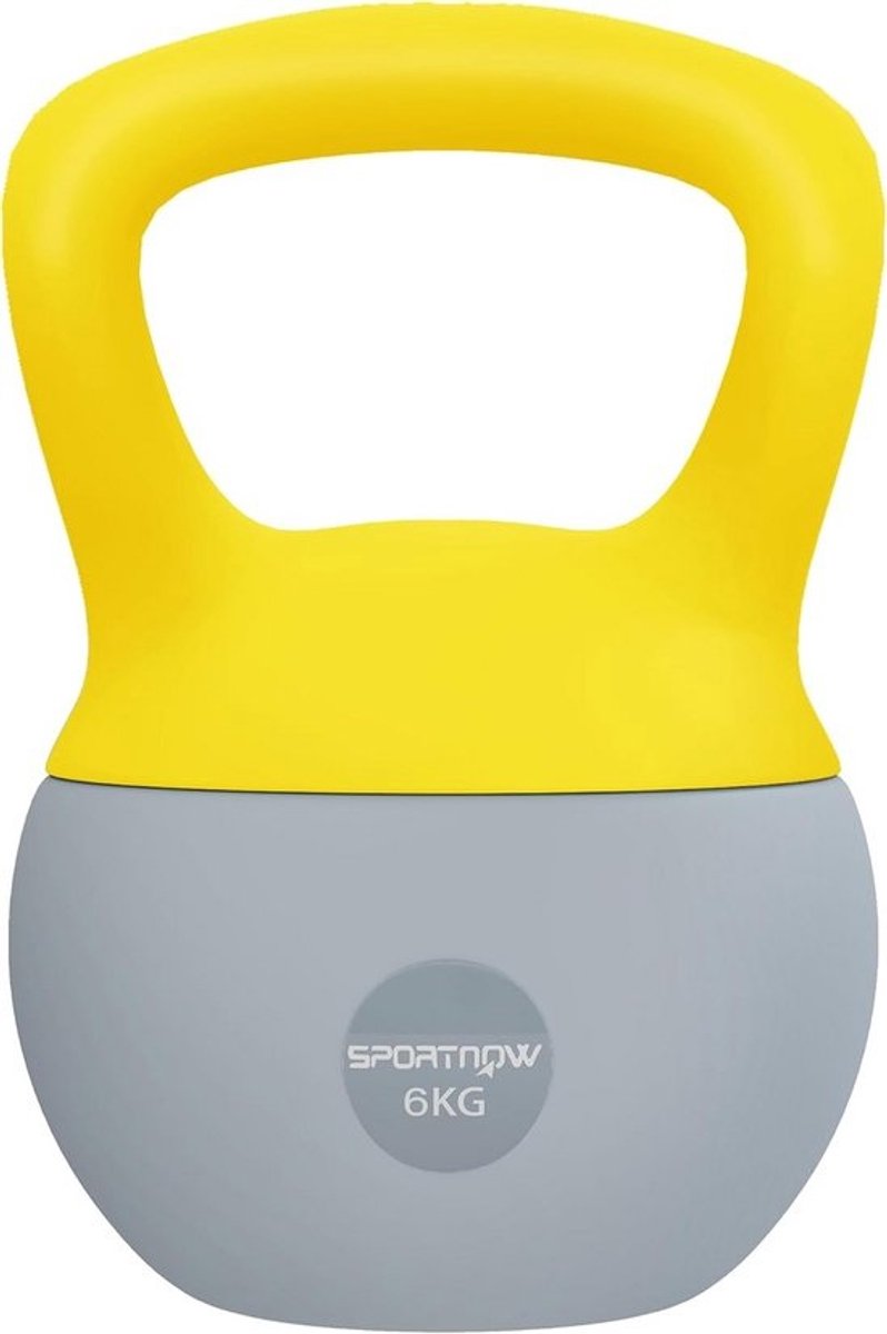 Kettlebell 6 kg voor Fitness en Krachttraining - Antislip Handvat