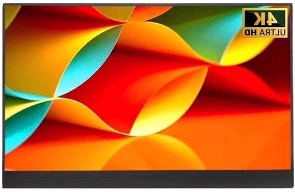 Draagbare Monitor - Extern Scherm - Productiviteit Verhogen - Ultradun Aluminium - 133-inch - Zwart