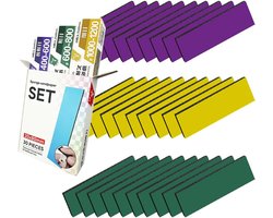 Stedi Schuurspons voor model Gundam Building, hobby, modelgereedschap, handschuurblok, waterdicht, nat en droog, hergebruik 400 tot 1200 korrel schuurpapier, 30 vellen