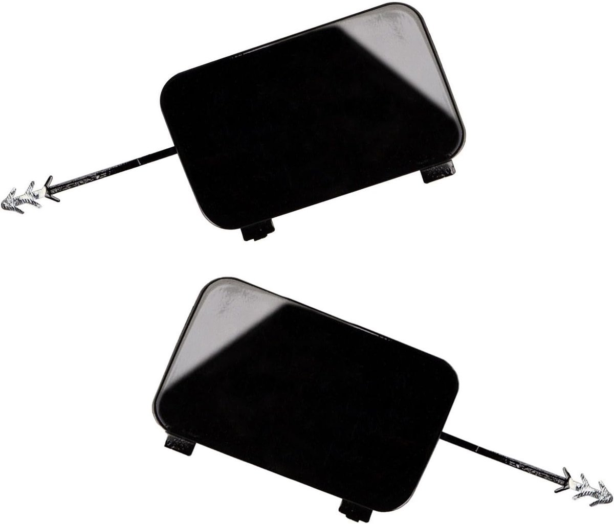 Set van twee achterbumper sleepoogafdekkingen, compatibel met Q5-modellen van 2008 tot 2017, Direct Fit Parts