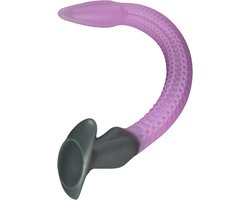 Silicone Anal Plug Tentacle Dildo Trainer Extra Long Butt Expander for Men Women Vagina Prostate Stimulation Sex Toys (Purple-L)