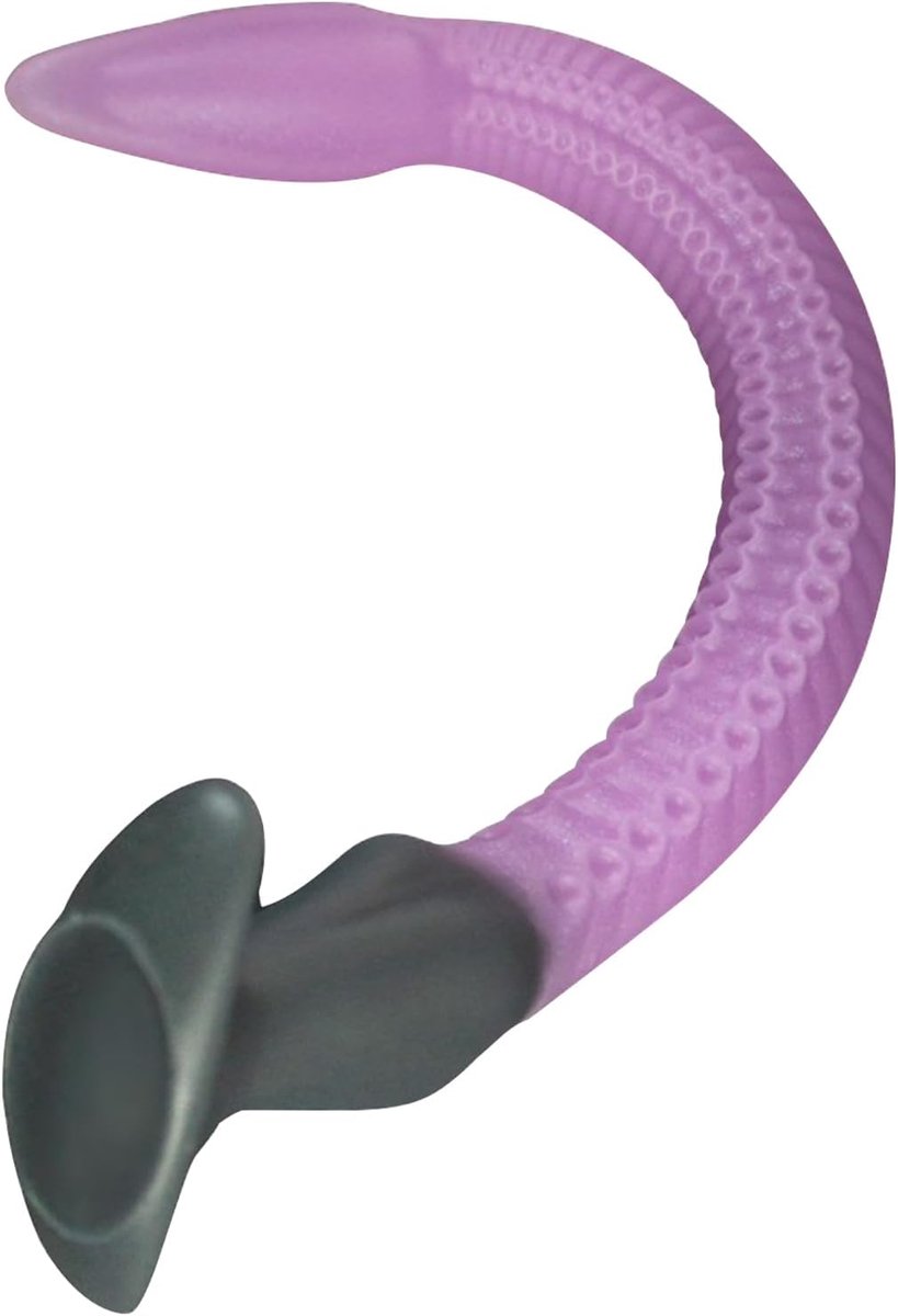 Silicone Anal Plug Tentacle Dildo Trainer Extra Long Butt Expander for Men Women Vagina Prostate Stimulation Sex Toys (Purple-L)