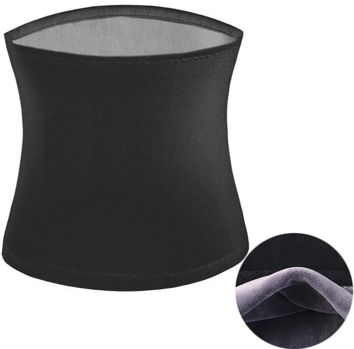 Heren wol nierwarmer rugwarmer taille ondersteuning warmtebescherming riem thermische nierbescherming niergordel buikwarmer warmtegordel taille riem lendenwarmer, zwart, XXL suggest