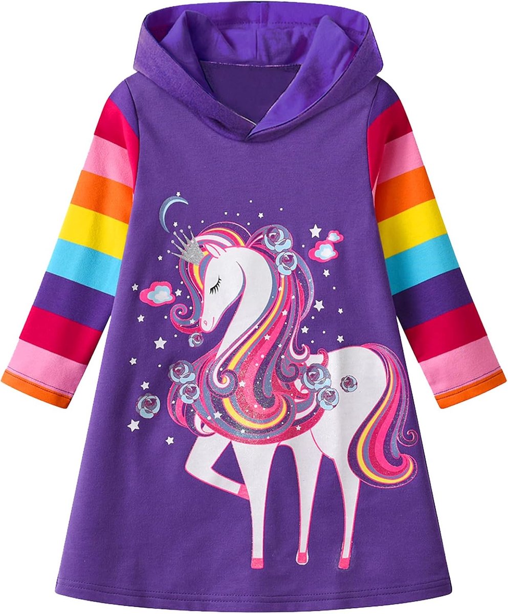 Meisjes Jurken Patroon Strepen Jerseyjurken