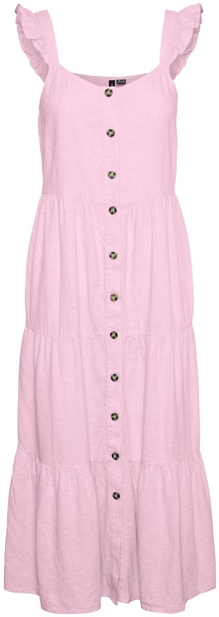 VERO MODA - VMLINN SL CALF BUTTON DRESS WVN - Dames - Mini jurken