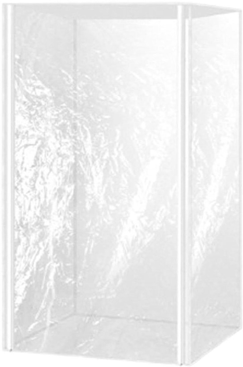 Broodrek Afdekplaat - Bakplaat Beschermhoes - Voedsel Beschermen - Stof- en Vochtwerend - 40 x 30 x 5 cm - Transparant