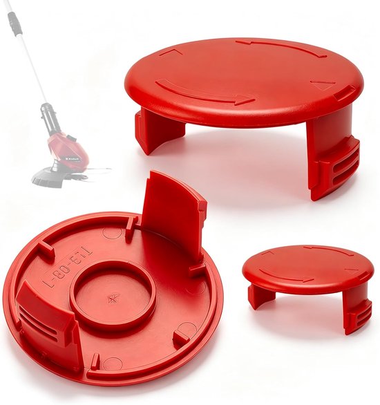 Spoelafdekking voor grastrimmer, compatibel met Einhell, reservekap TLE‑03 — afbeelding 2