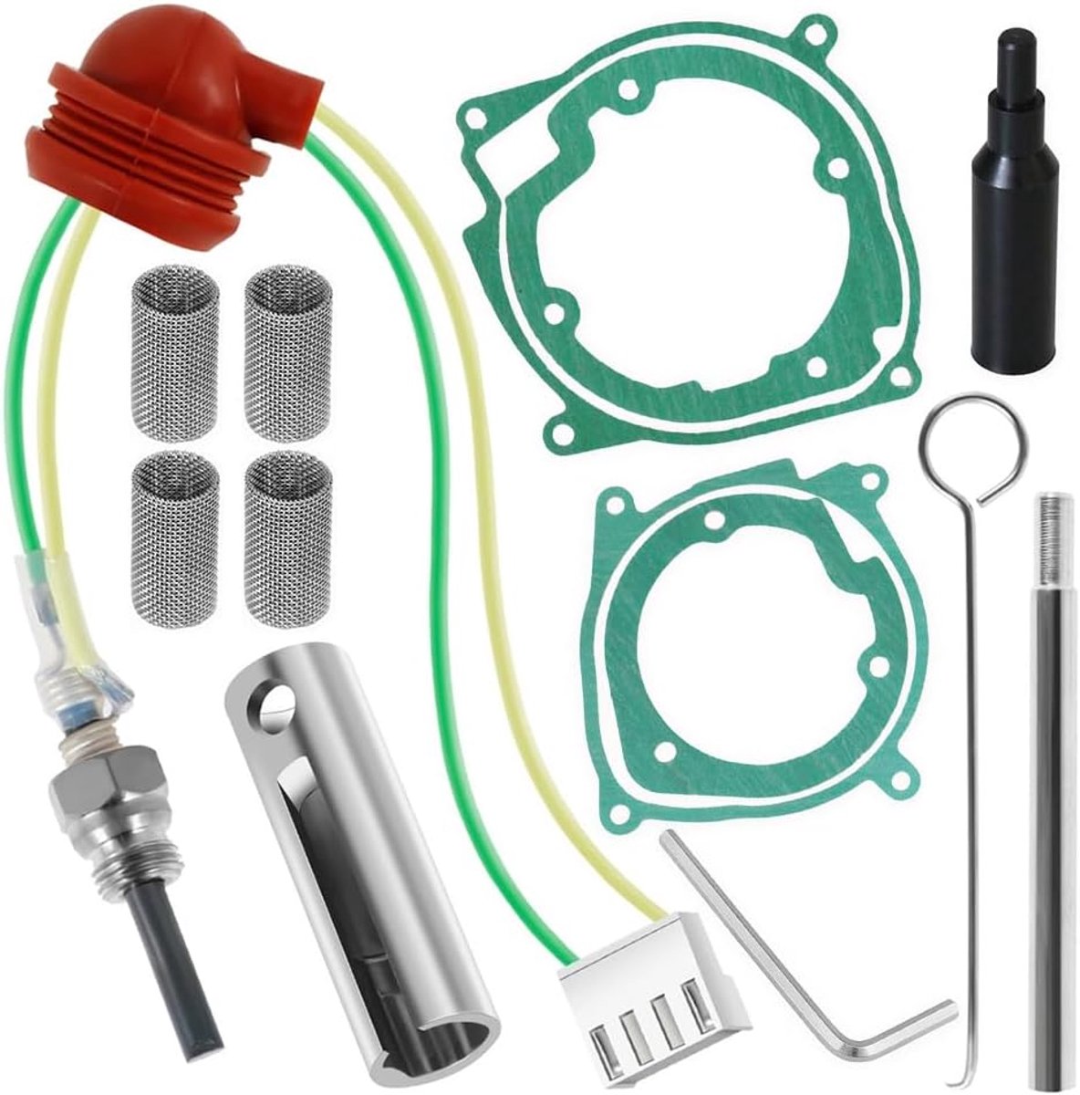 14-Delige Set Gloeibougie & Keramische pen voor 12V 5kW Dieselstandkachel