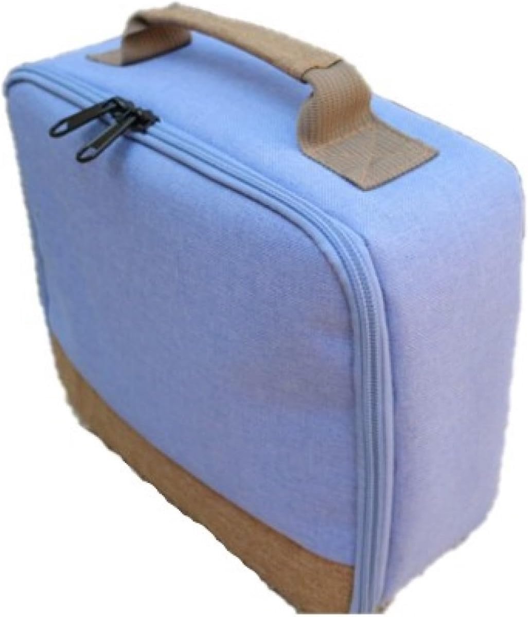 Elektronische tasorganizer, projectortas, draagbare tas voor mini-projector, projectortas, compatibel met de meeste projectoren, projectoren en accessoires, Blauw
