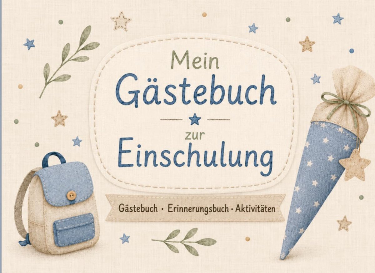 Gästebuch zur Einschulung: Gästebuch, Erinnerungsbuch, Aktivitäten