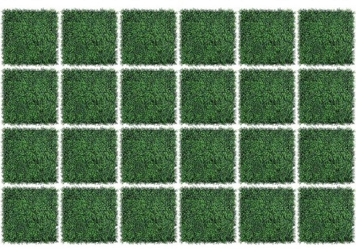 24 Pieces Artificial Grass Wall Background Panels, 20 x 20 Inch Green Wall Panels, Imitation Grass Fence Wall, Green Boxwood Panels for Indoor Outdoor Green Wall Decor & Ivy Fence Upholstery