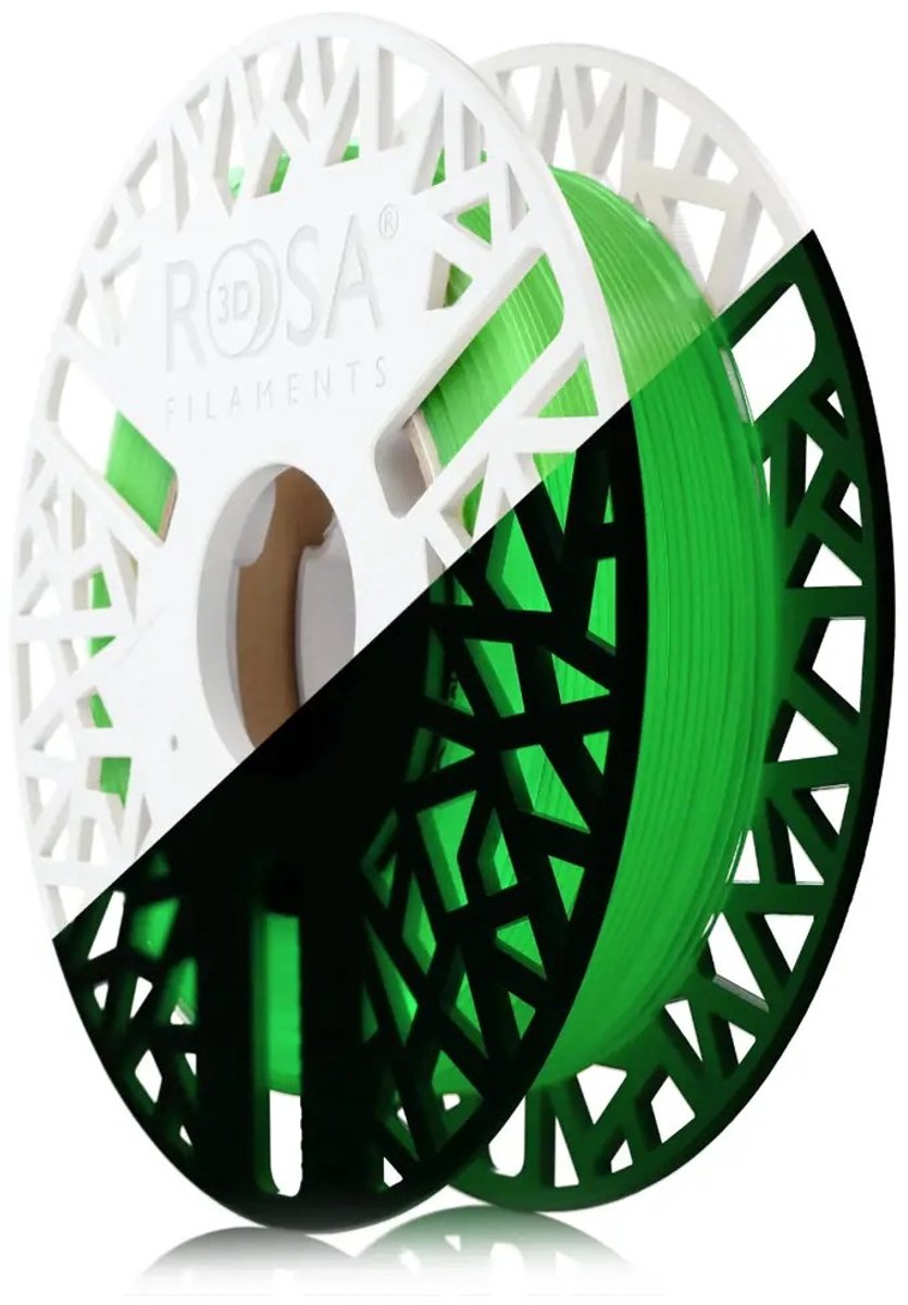 Rosa3D TPU 96A Groen Glow-in-the-dark Groen 0,5 kg Filament