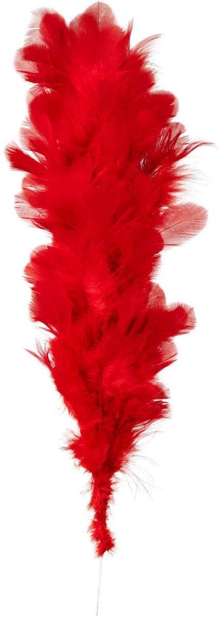 Verenpluim 22cm - Rood