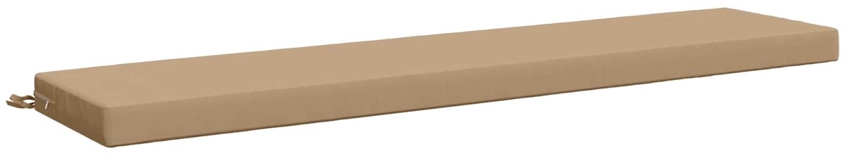 vidaXL Bankkussen - SOEST - 100% - Polyester - Zand - 180 - x - 40 - x - 8 - cm