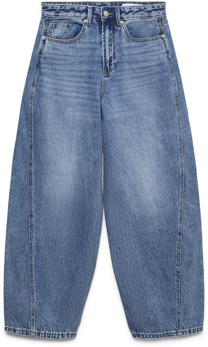 Vero Moda Jeans Vmzoe Mr Barrel Dnm Jeans Li3154 No 10348167 Medium Blue Denim Dames Maat - W25 X L32