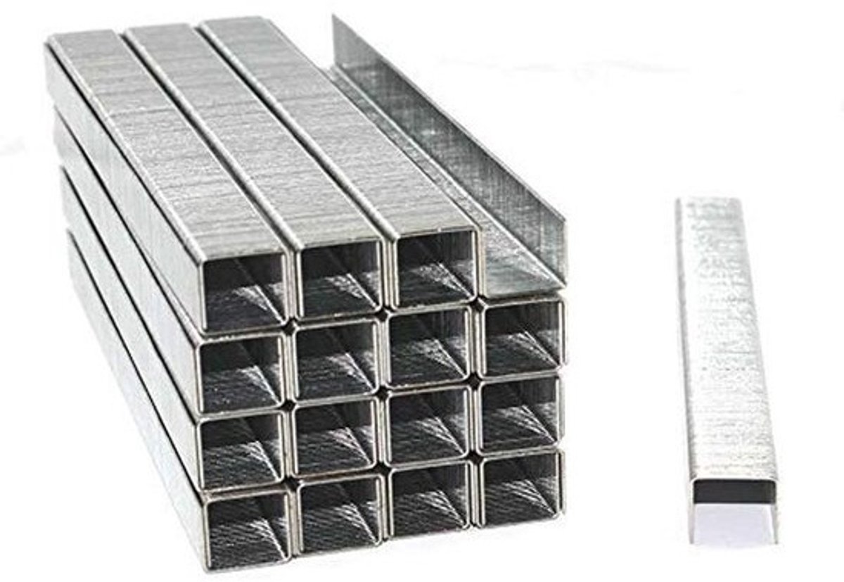 Nietjes type 53 - 5000 stuks - Geschikt voor diverse nietmachines - Verzinkt en weerbestendig
