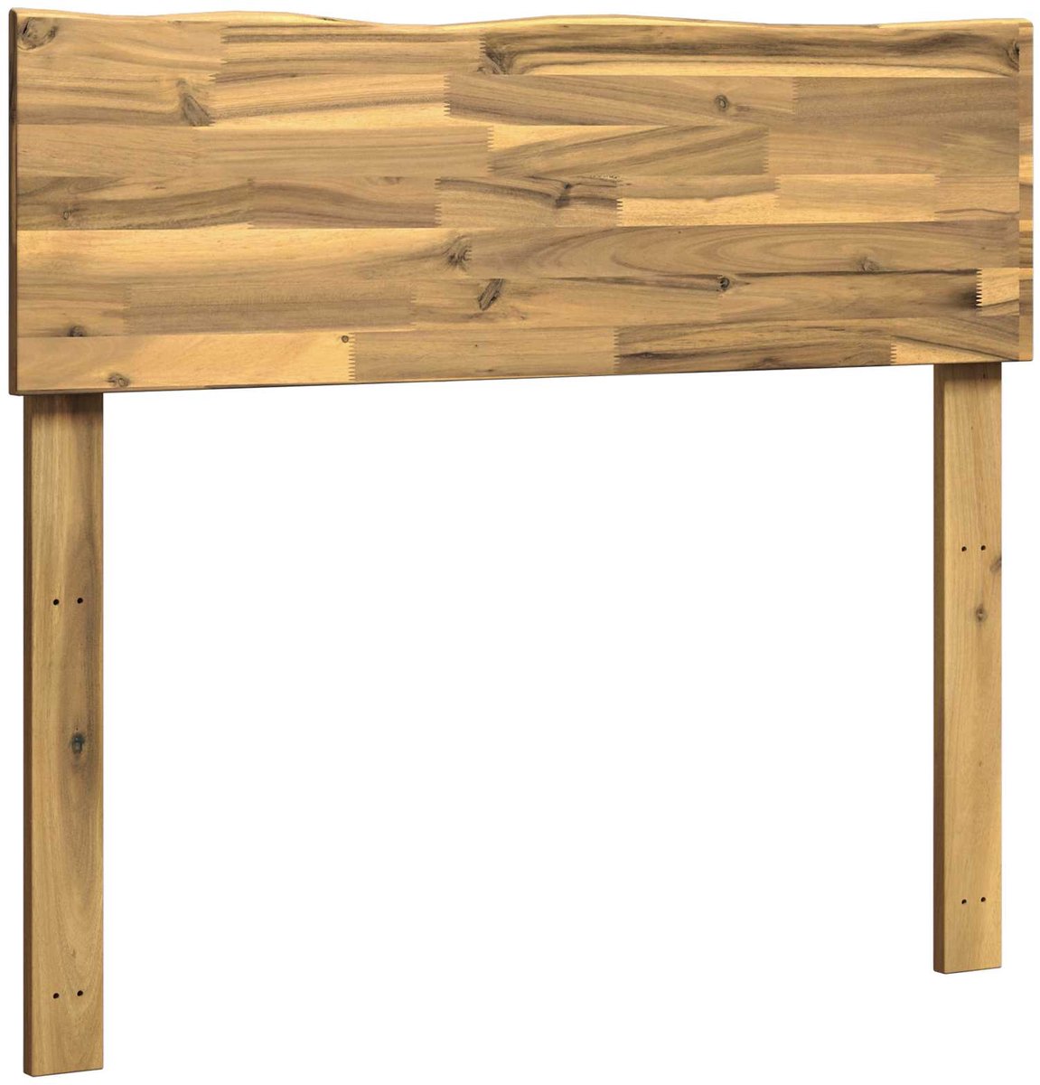 vidaXL Live - Edge - Hoofdbord - ROSTOCK - Witgewassen - 90 - cm