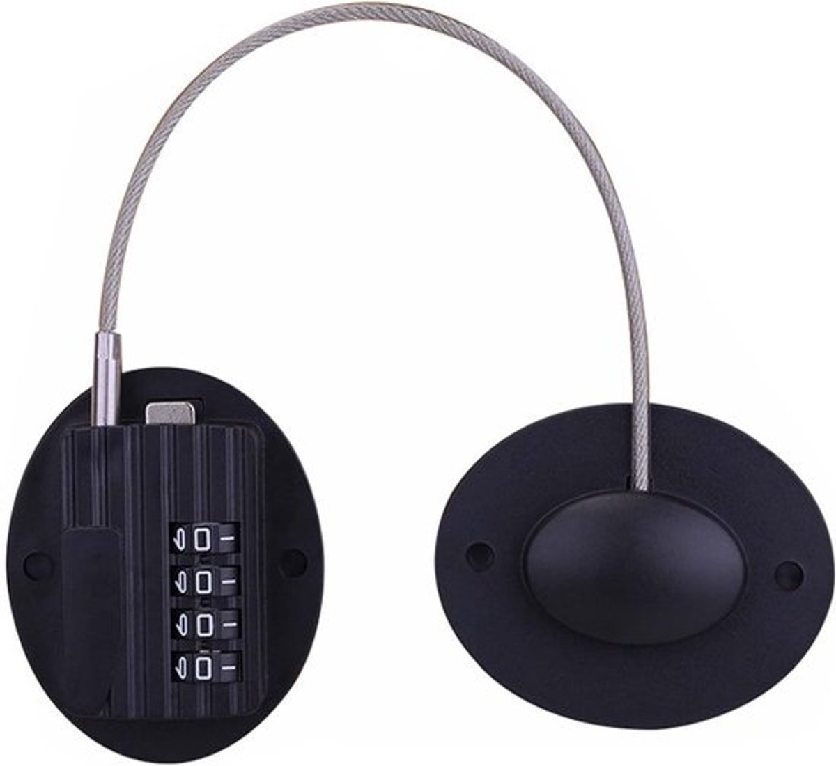 Kinderslot Koelkast - Veiligheidssluiting Deur - Kasten Beveiligen - Zelfklevend Bevestigingssysteem - 31 cm - Zwart