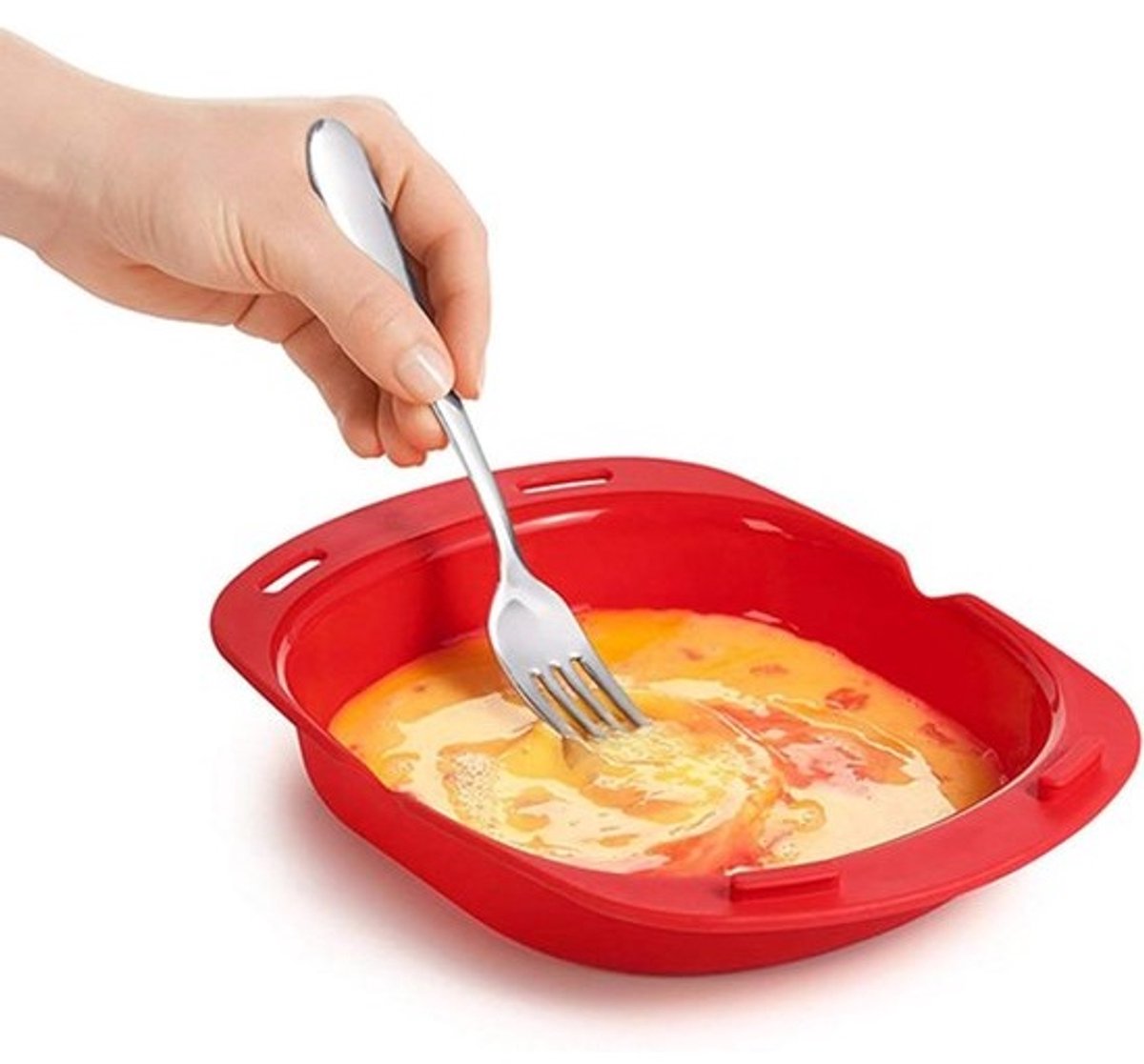 Omeletmaker - Eierroller - Snel Ontbijt - Magnetron Geschikt - 16 x 23 cm - Meerkleurig