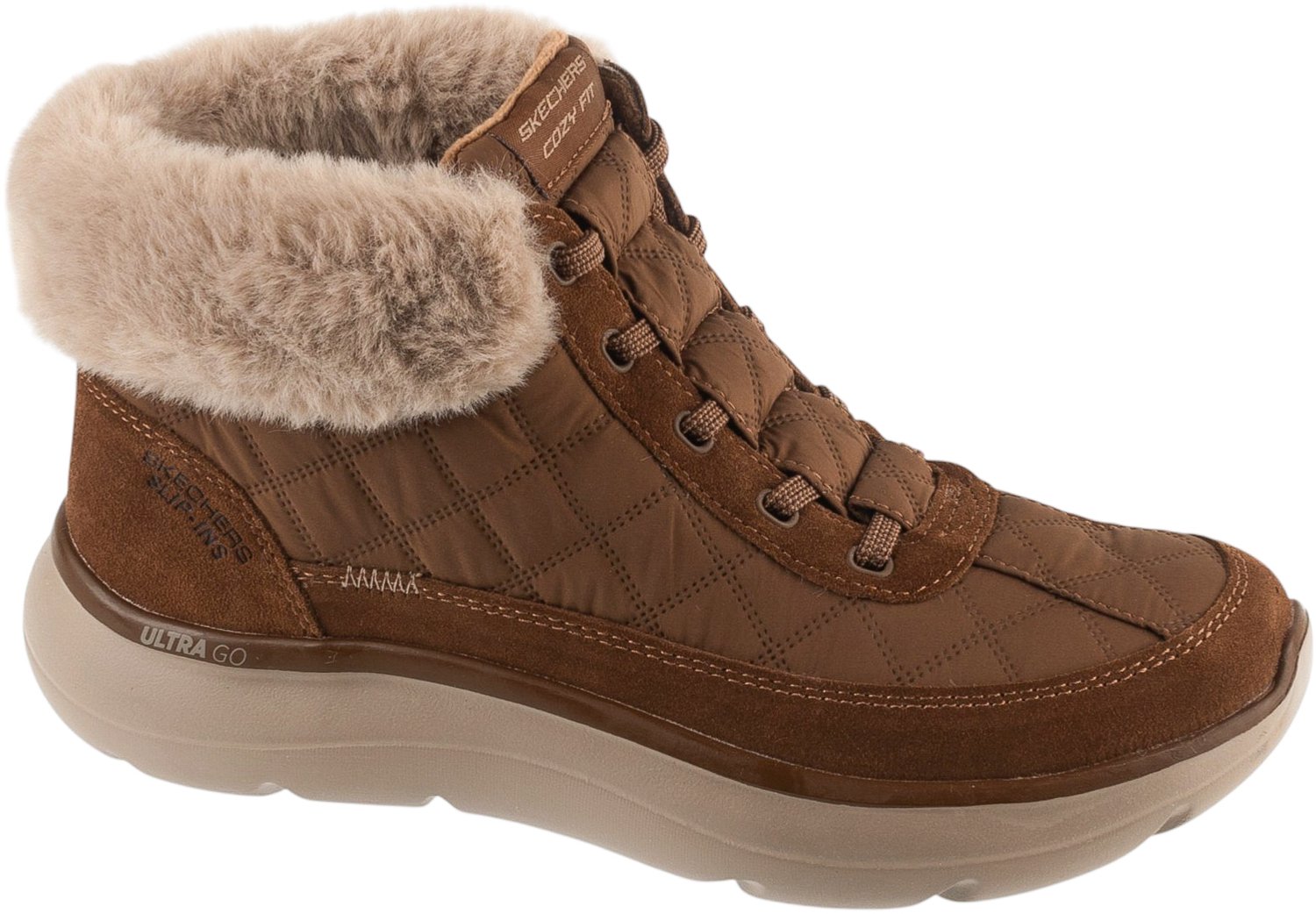 Skechers Slip-ins: On-The-Go Encore - Cozy Fit Maisie, Vrouwen, Bruin, Laarzen, maat: 40