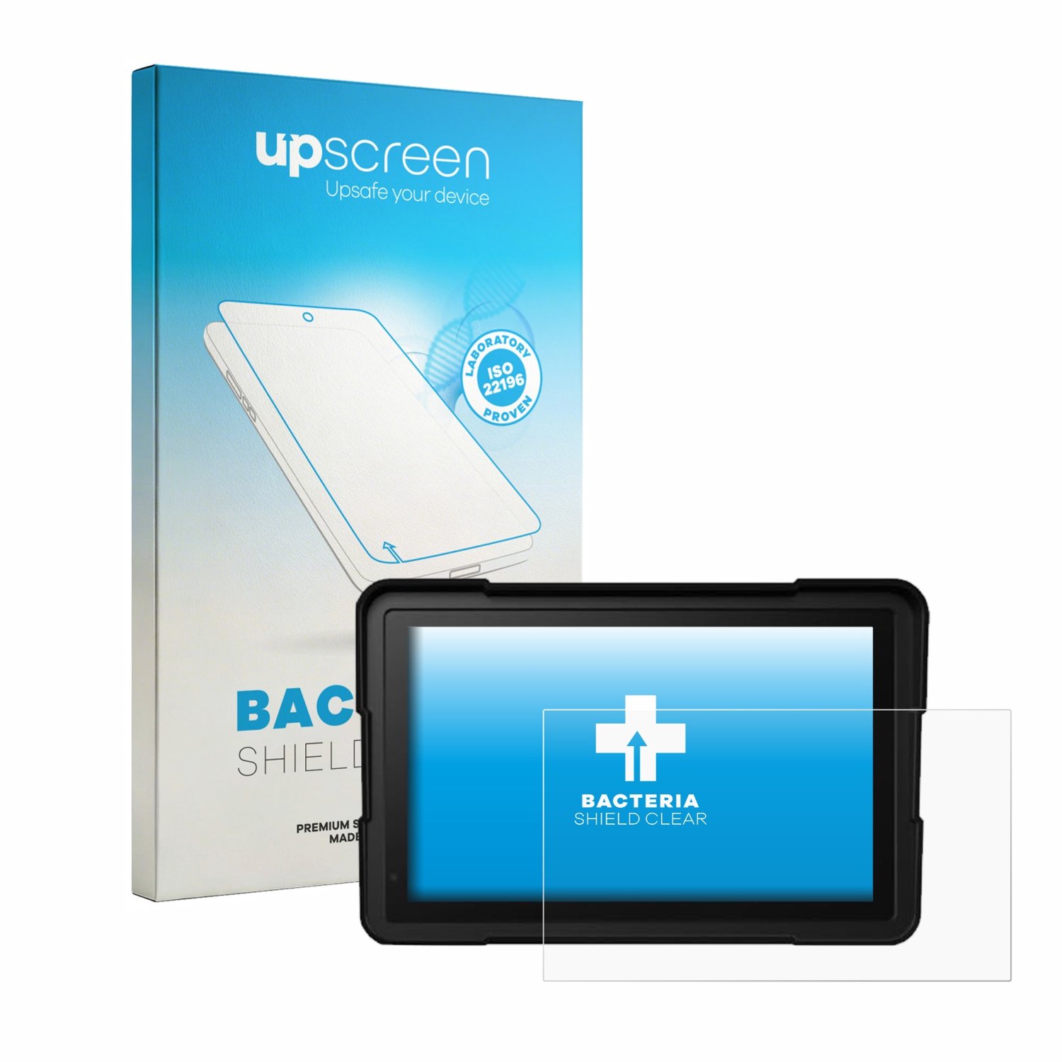 upscreen - Screenprotector voor BakerMiche 7" - Folie Beschermfolie transparant antibacterieel