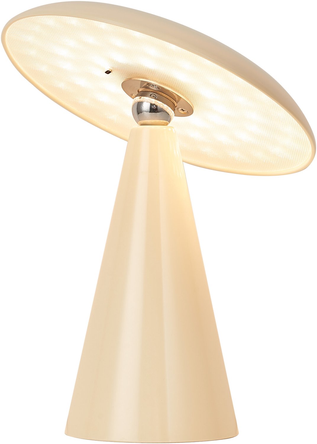 Bureaulamp Mush LED op accu beige