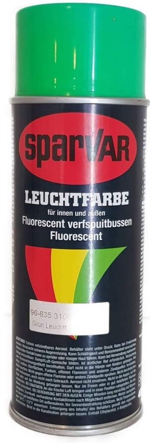 Spuitverf Leuchtspray - Neonverf - Decoratief gebruik - UV-bestendig - 400 ml - Groen