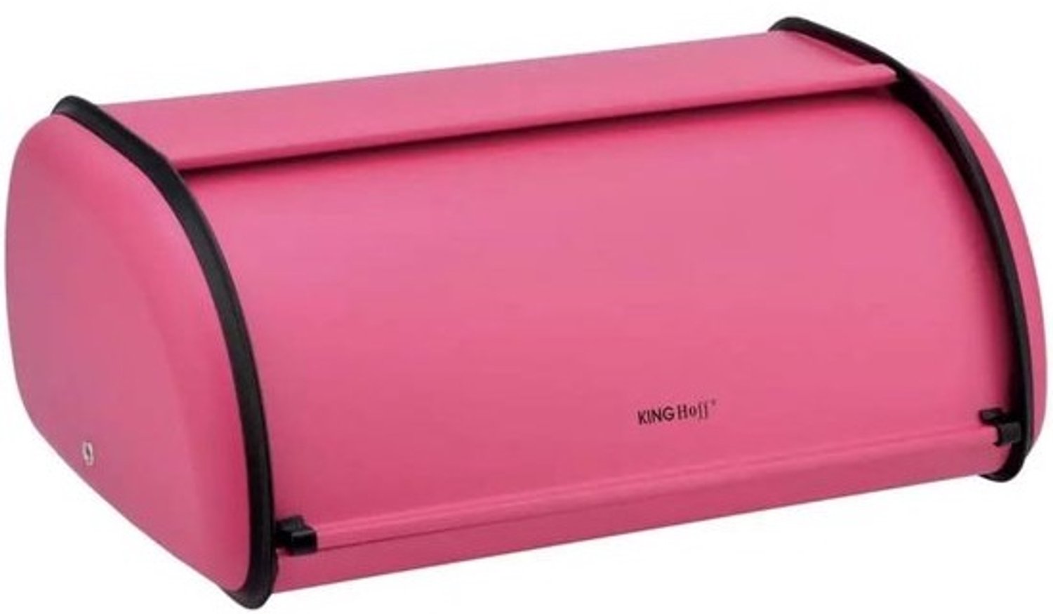 Broodtrommel - Bewaardoos voor voedsel - Houd brood vers - Deksel met botsvrij ontwerp - 36x24x15 cm - Mat roze