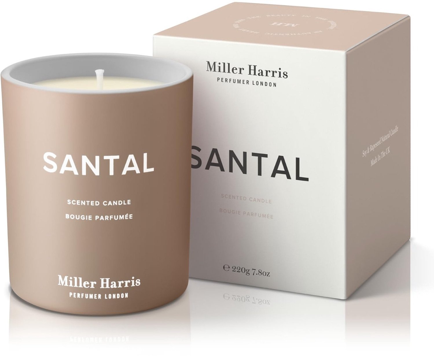 Miller Harris Santal geurkaars voor thuis - 220 g