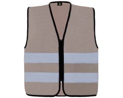 Korntex Hi-Vis Safety Vest Cologne With Front Zipper KX217 - grey - XXL