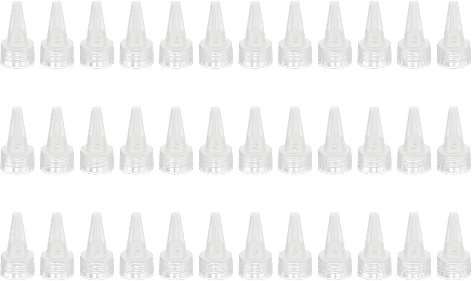 Twist flessendoppen 36 stuks - 24/410 knijpflesdop - helder - nauwkeurige dosering - m-winkel