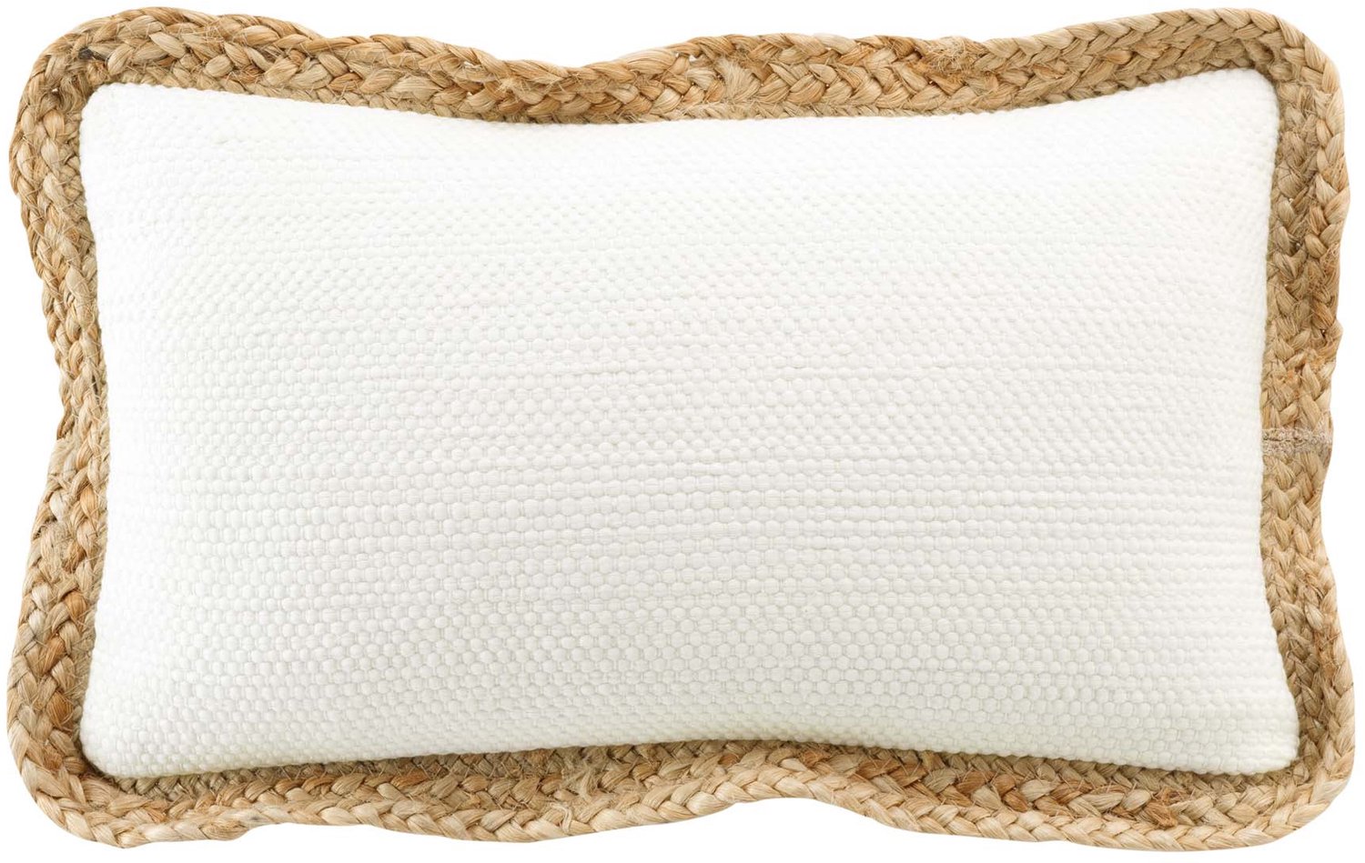 Douceur d'intérieur - Decoratief kussen met jute bies, 30 x 50 cm