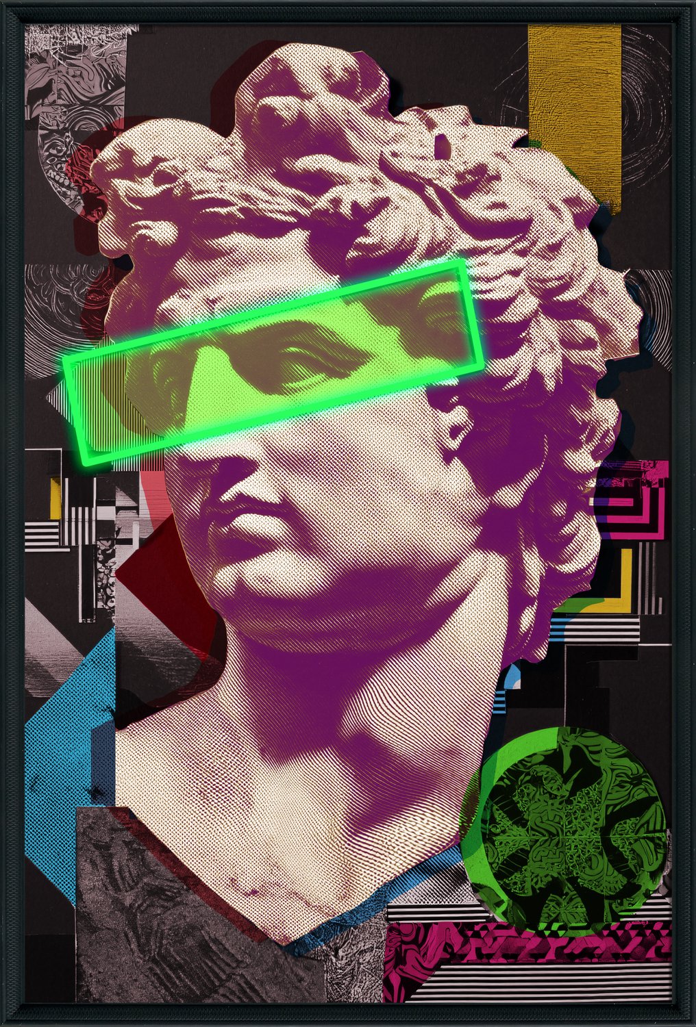 Schilderij met LED Neo-Apollo
