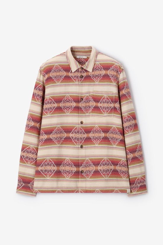 Multicolour Overhemd Met Jacquard Print