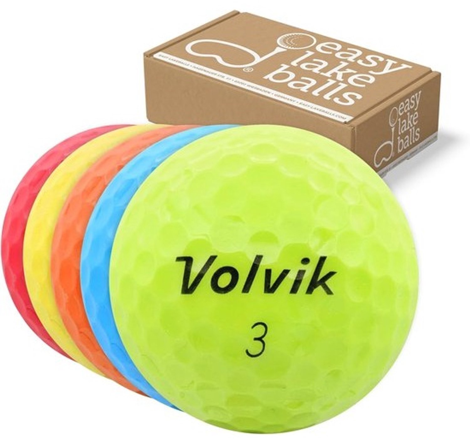 Golfballenmix - Gekleurde ballen - Golf spelen - Pearl A-kwaliteit - 50 stuks - Meerkleurig