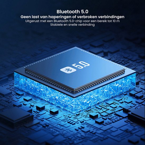 AdroitGoods Bluetooth 5.0 AUX Adapter - Draadloze Audio Ontvanger - 3,5 mm Jack - Auto & Speakers - Handsfree - Microfoon - USB-C - 10+ Uur - Zwart — afbeelding 2