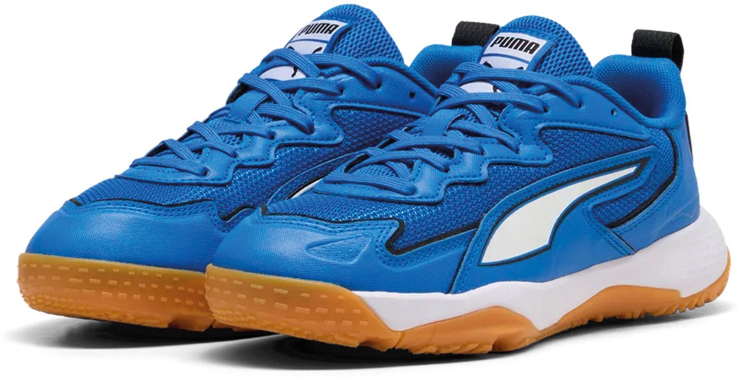 Puma Solarflash 4 Indoorschoenen Junior Blauw
