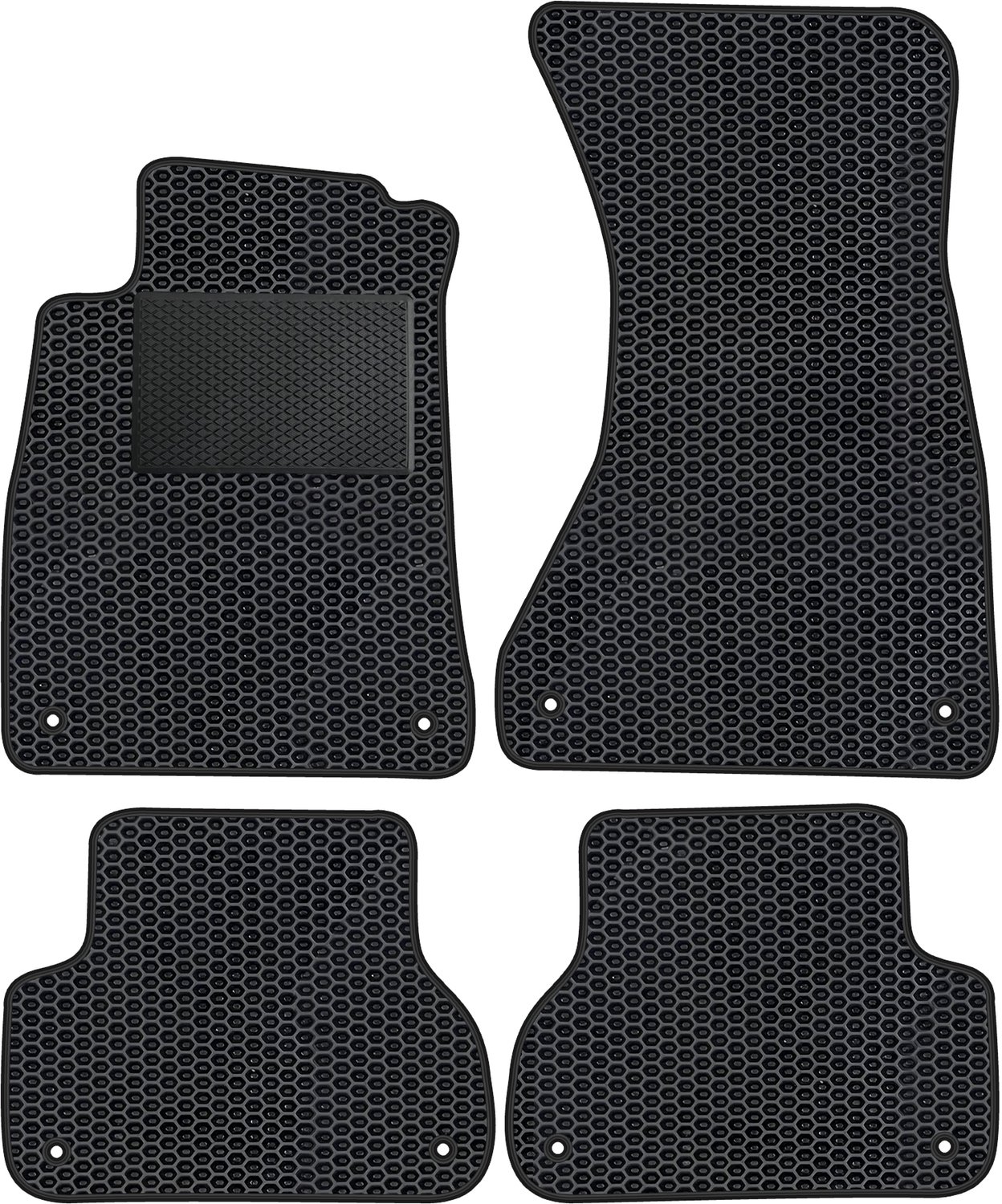 EVA AU032 Serie - Auto Vloermatten - Geschikt voor Audi A4 B9 - 2015-2019