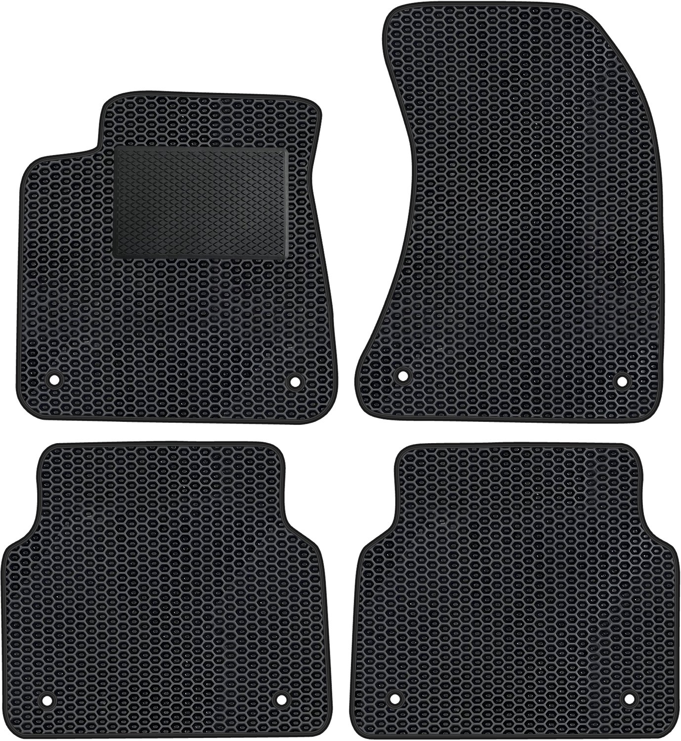 EVA AU027 - Autovloermatten Set - Voor Audi A8 W12 - Past Perfect - Duurzaam Materiaal