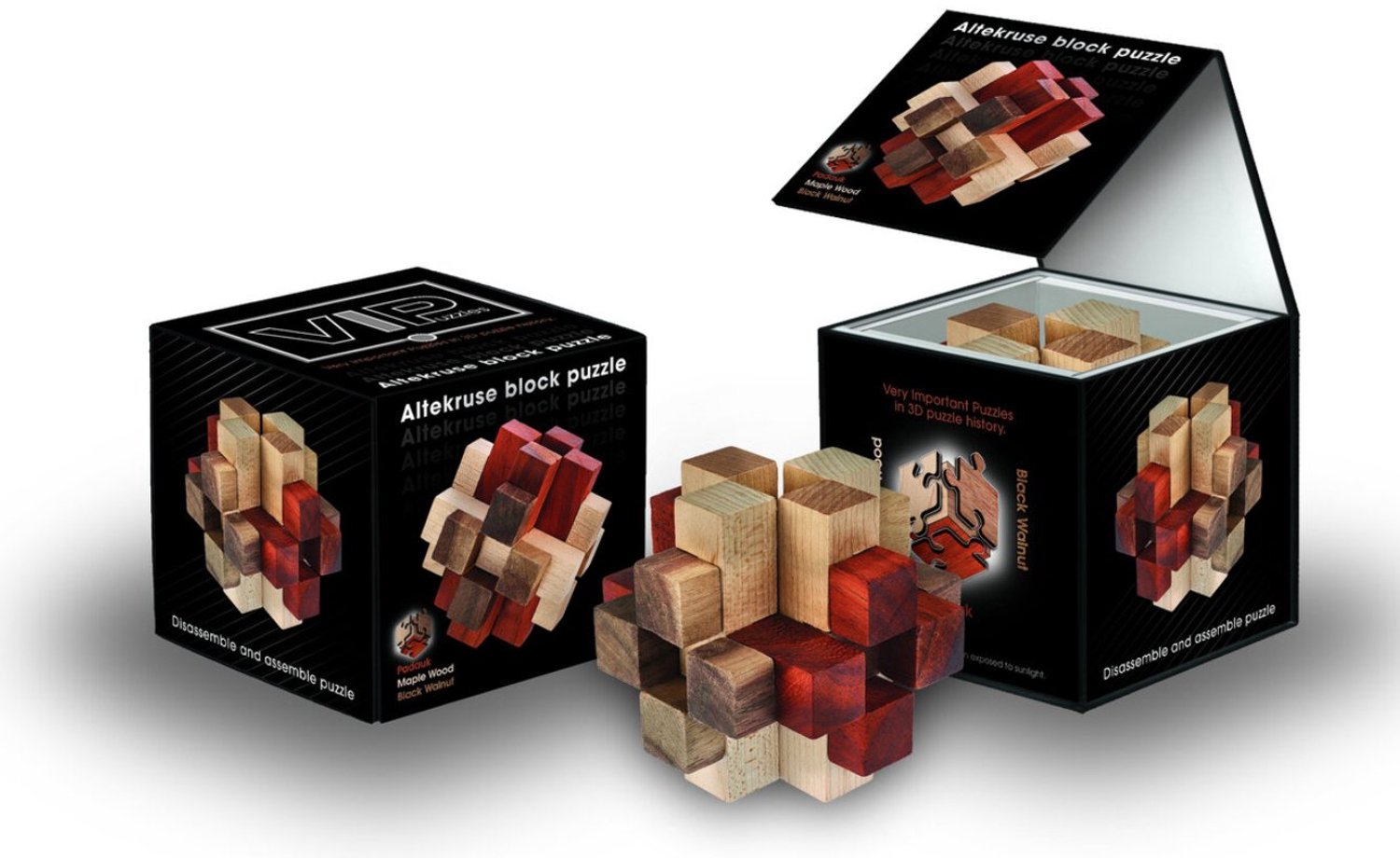 Eureka 3D VIP - Altekruse Block Houten Puzzel (level 2)